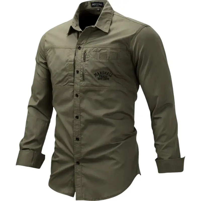 Men's Marshall military green shirt