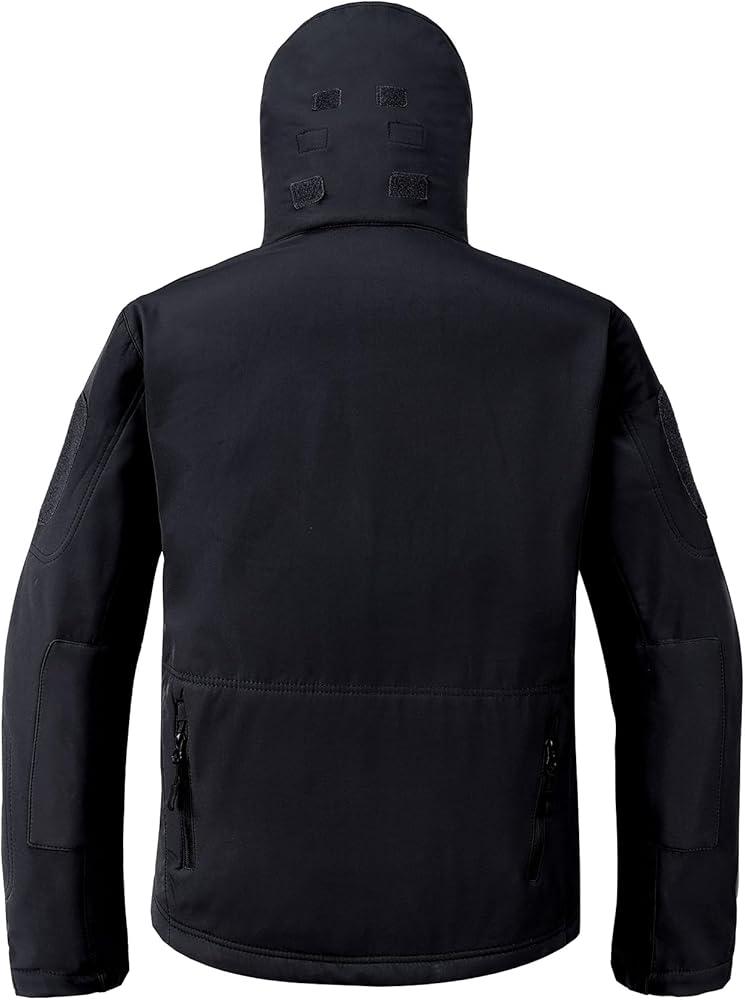 Men's Softshell Jacket Fleece Windproof Waterproof Thermal Tactical Coat Outdoor Jacket Hiking Camping