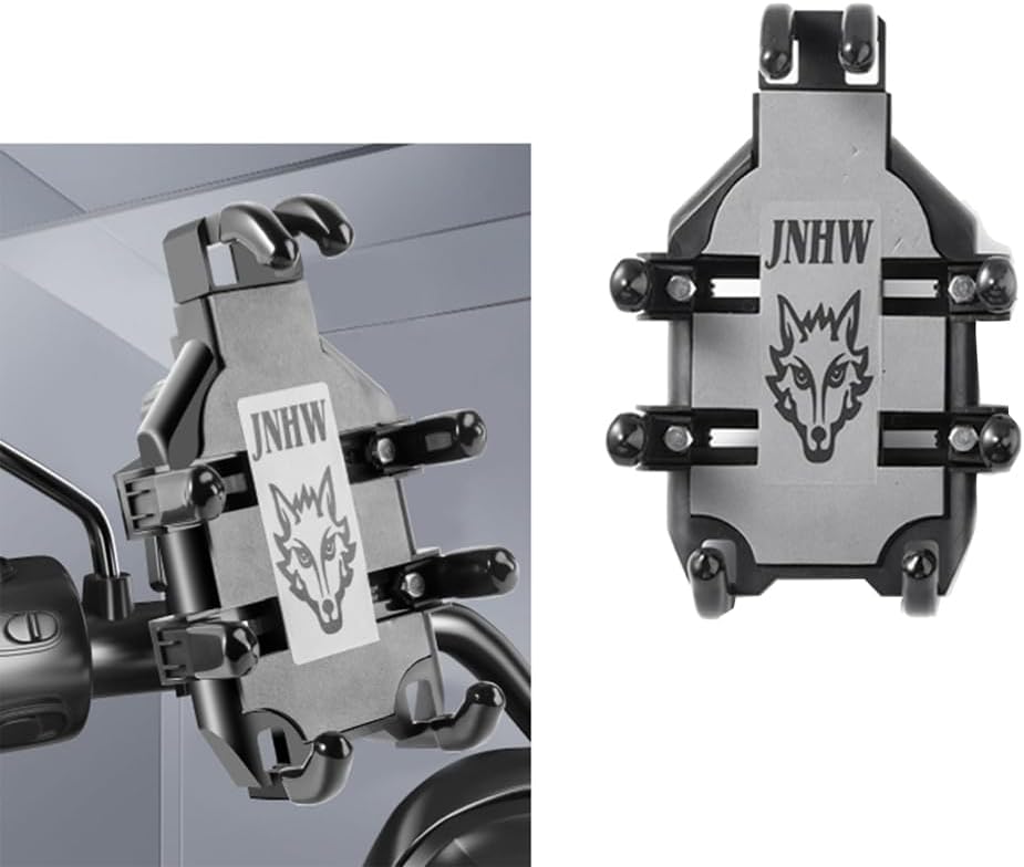 Motorcycle & Bike Phone Holder – Shock Absorber, Fits Handlebars up to 33mm
