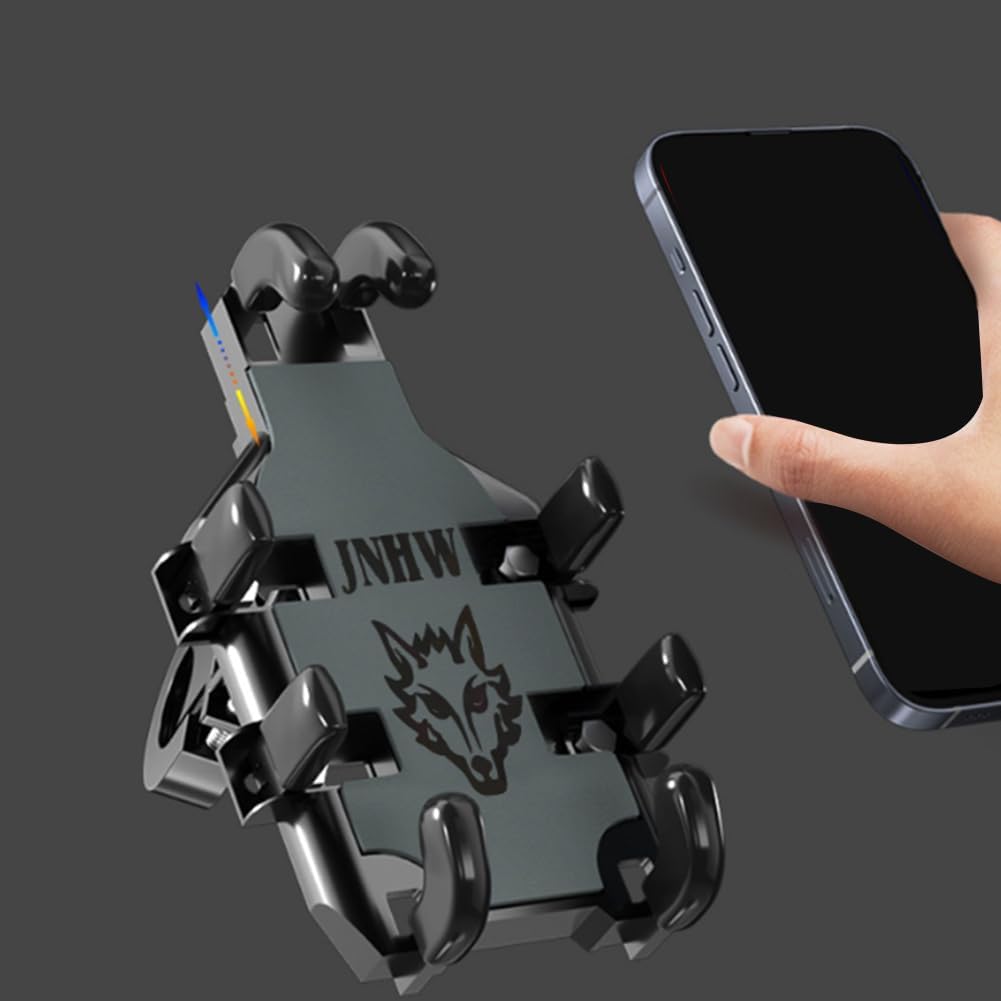 Motorcycle & Bike Phone Holder – Shock Absorber, Fits Handlebars up to 33mm