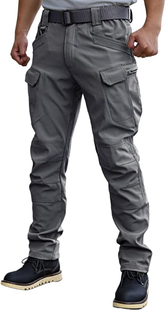 Men's Tactical Pants Work Pants Water Resistant Hiking Pants Military Combat Cargo Pants
