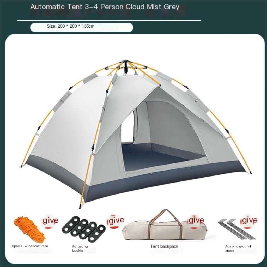 Tent Camping Outdoor Portable Folding Tent, Fully Automatic Quick-opening Camping Tent, Installation-free Outdoor Tent Tent Folding