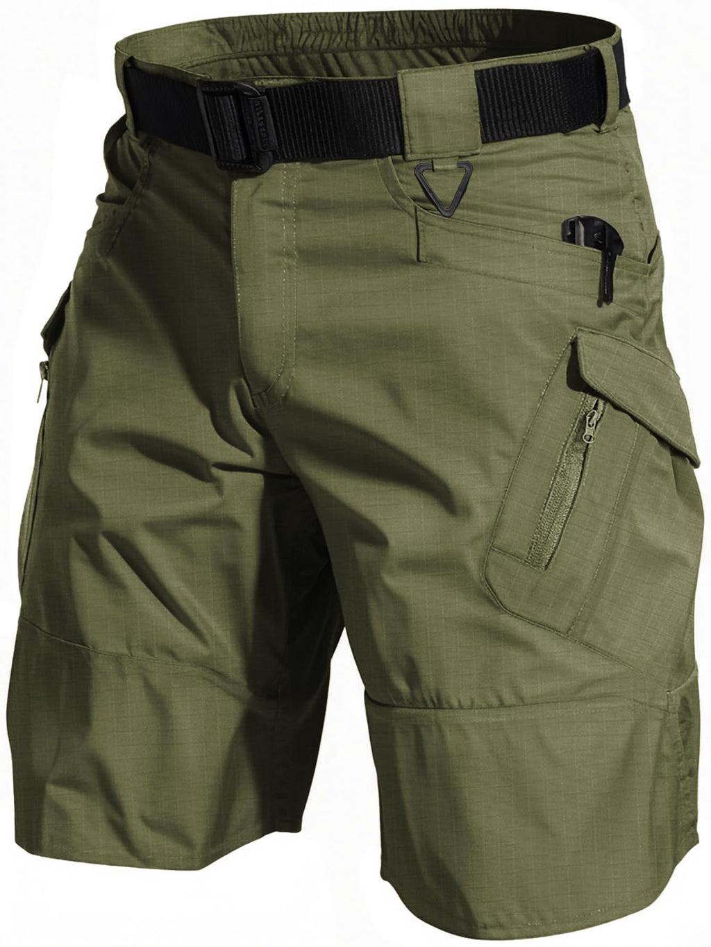 AUTIWITUA Men's Hiking Shorts Waterproof Tactical Cargo Short Pants Quick Dry Work Shorts with Multi Pockets(No Belt)
