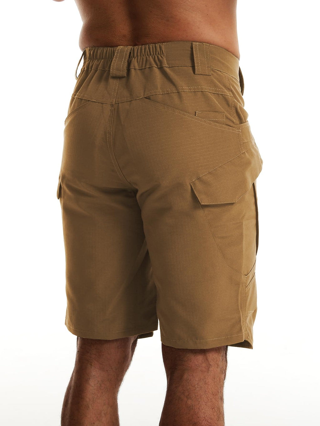 AUTIWITUA Men's Hiking Shorts Waterproof Tactical Cargo Short Pants Quick Dry Work Shorts with Multi Pockets(No Belt)