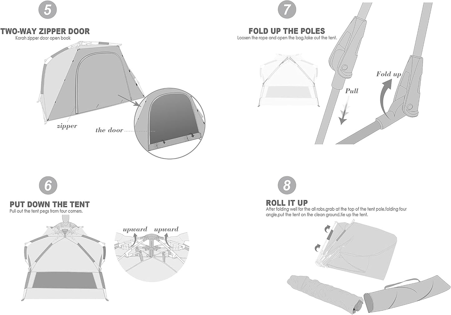 Fully Automatic Double Wall Camping Tent, Family Tent, Dome Tent, Pop-up Tent for up to 2-3 People, Waterproof, Robust, Self-Assembly, Second Tent, Trekking, Travel Festival (Dark Green)