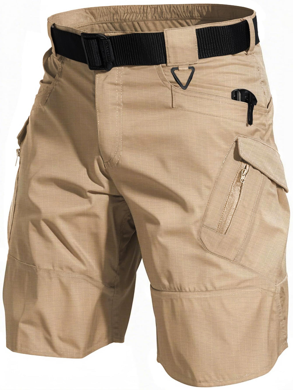 AUTIWITUA Men's Hiking Shorts Waterproof Tactical Cargo Short Pants Quick Dry Work Shorts with Multi Pockets(No Belt)