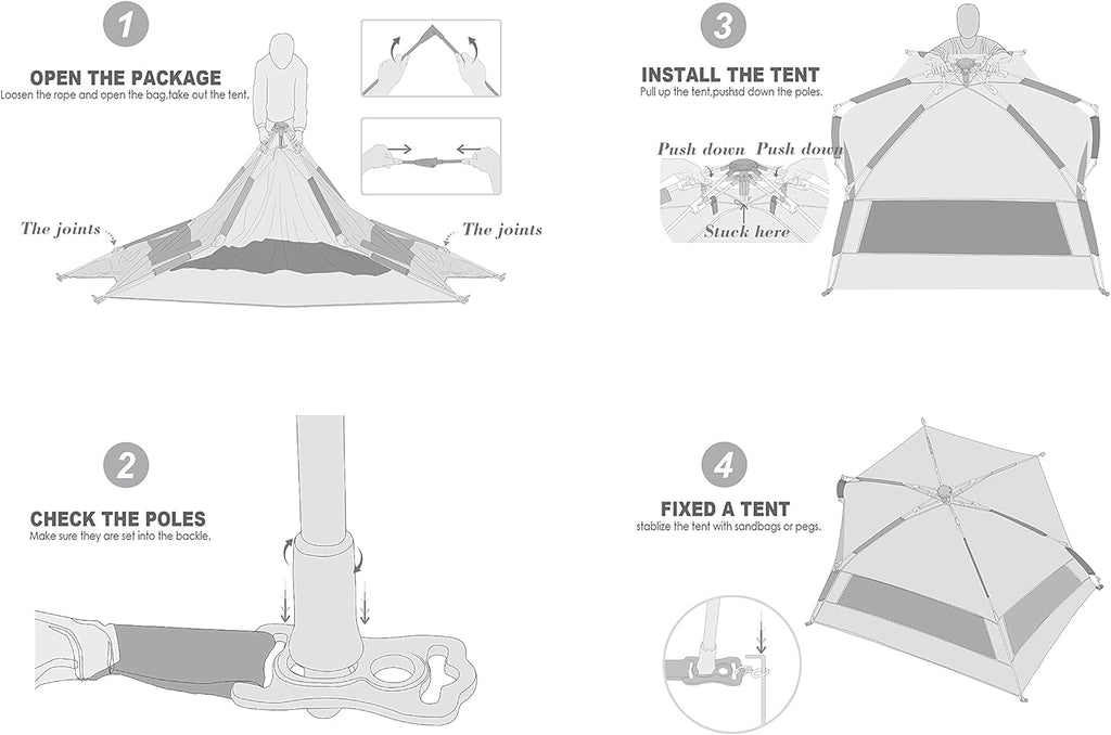 Fully Automatic Double Wall Camping Tent, Family Tent, Dome Tent, Pop-up Tent for up to 2-3 People, Waterproof, Robust, Self-Assembly, Second Tent, Trekking, Travel Festival (Dark Green)