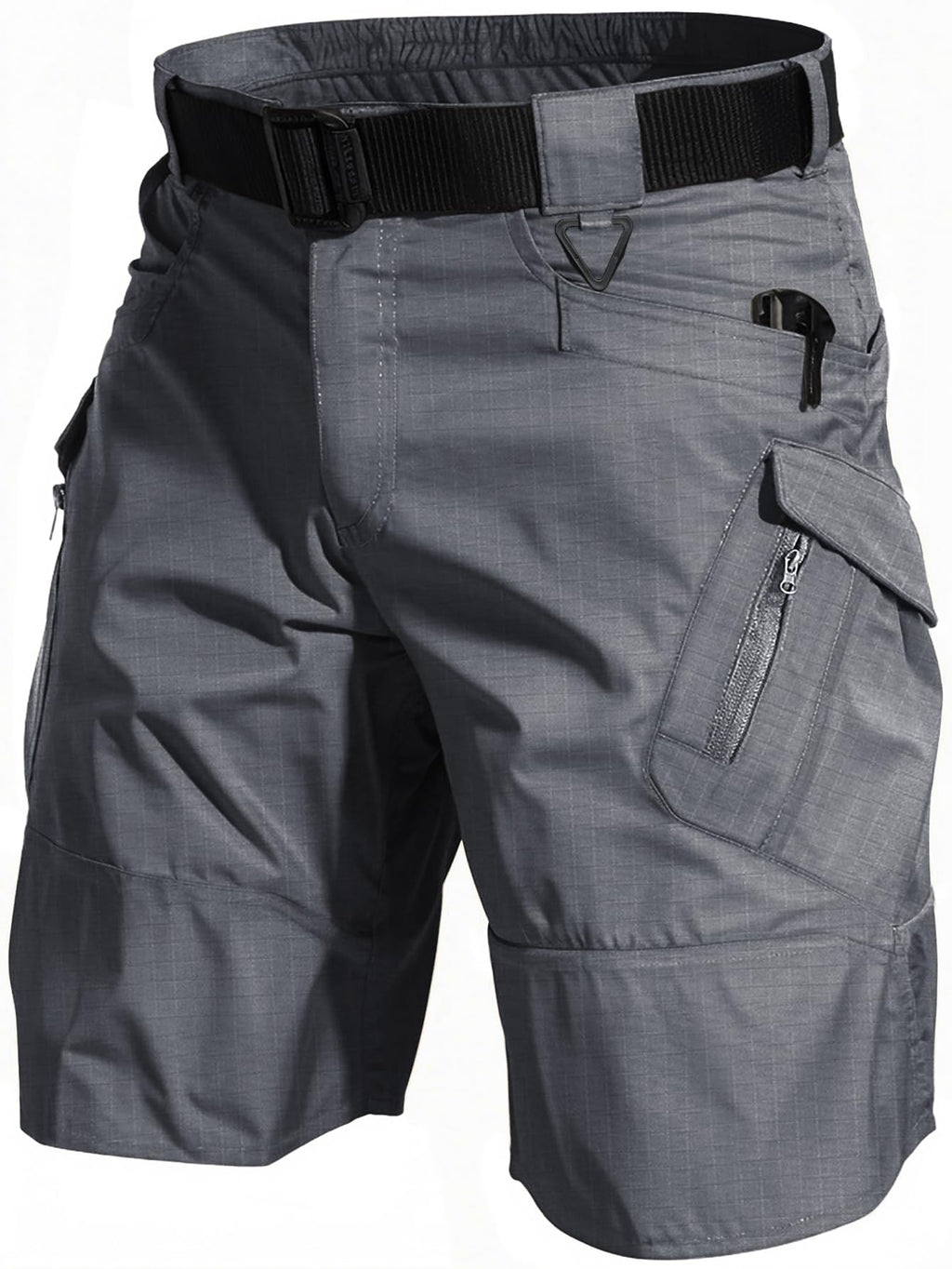 AUTIWITUA Men's Hiking Shorts Waterproof Tactical Cargo Short Pants Quick Dry Work Shorts with Multi Pockets(No Belt)