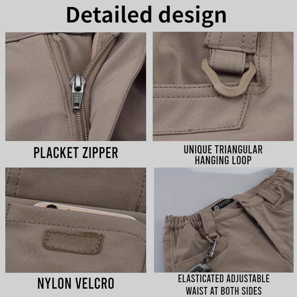 Men's Tactical Pants Work Pants Water Resistant Hiking Pants Military Combat Cargo Pants
