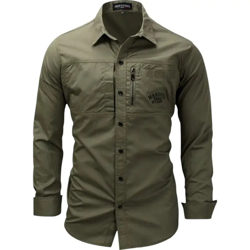 Men's Marshall military green shirt