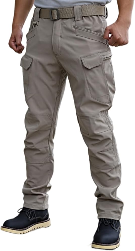 Men's Tactical Pants Work Pants Water Resistant Hiking Pants Military Combat Cargo Pants
