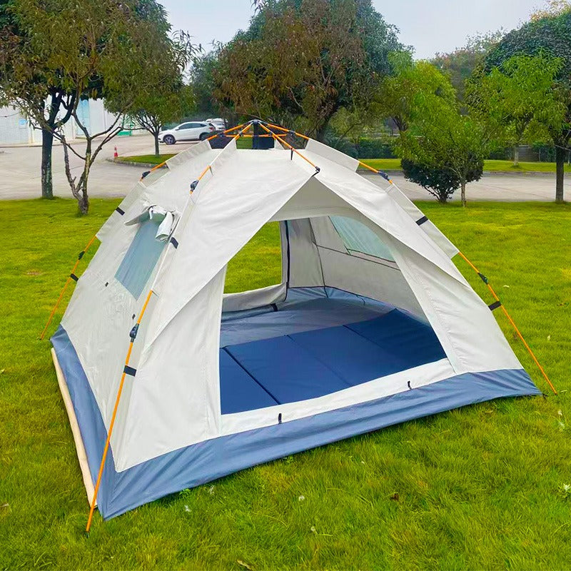 2 Person Tent for Camping, Instant Pop Up Camping Tent with Screen Porch, Family Tent for Outdoor/Hiking/Traveling, with Tote Bag, Camp Dome