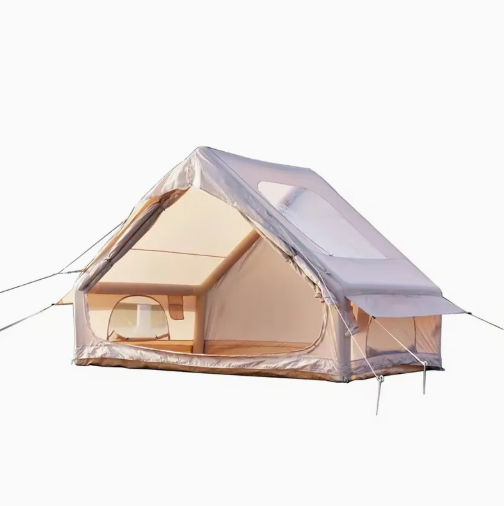 Lodge Air Tent,Heavy Duty, Oxford, Large Inflatable Tent for 3 - 6 People, Mosquito Net, Storage Bag and Air Pump Included