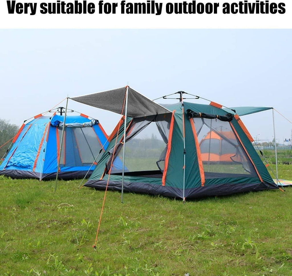 Camping Tent, 4-6 Person Family Tent Instant Easy Set up Tent with Carry Bag, Waterproof Windproof Pop Up Tent for Camping, Hiking, Mountaineering, Multi Color