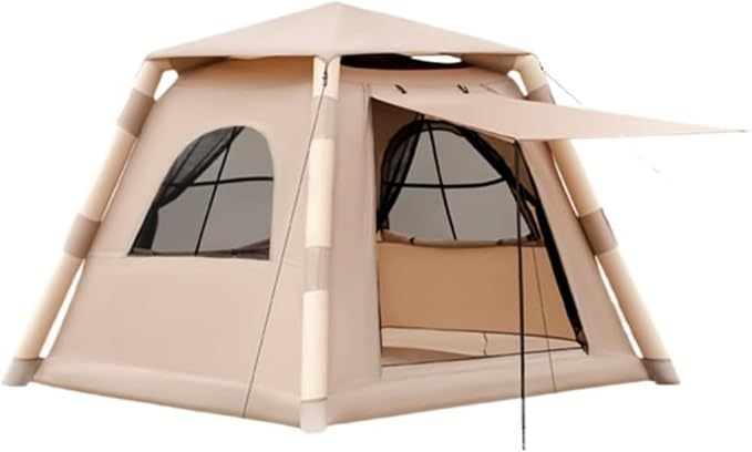 Portable Air Tent, Inflatable Tent for 4-8 People, Waterproof Design, Instant Tent Perfect for Camping and Hiking